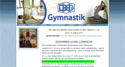 Desktop Screenshot of dhggymnastik.dk